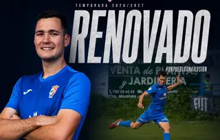 Hugo Hernández renueva con el filial del C.D. Villaralbo y afrontará su tercera temporada como azulón