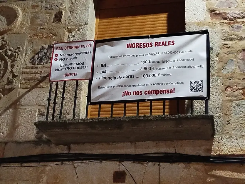 San Cebrián de Castro se moviliza contra macrogranjas y plantas de biogás 