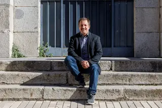 El nuevo líder autonómico de IU, Carlos Serrano Foto: Nacho Valverde-ICAL