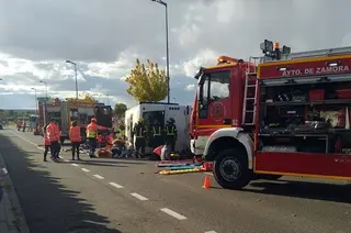 Simulacro bomberos