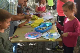 Imagen de un taller realizado en la capital - Archivo 
