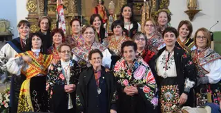 Andavías cumple con la tradición bajo el temporal