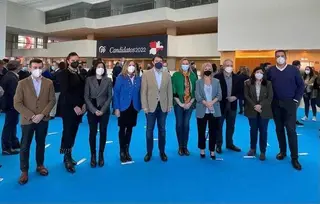 Candidatos de Zamora en el acto de presentación de las candidaturas del PPCyL