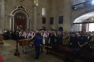 Funeral de José Ángel Rivera de las Heras en la Iglesia de San Ildefonso