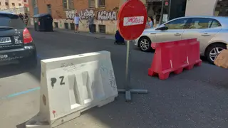 Corte de tráfico en Pablo Morillo
