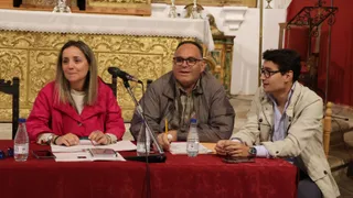 Directiva de la Cofradía de la Virgen de la Concha este miércoles
