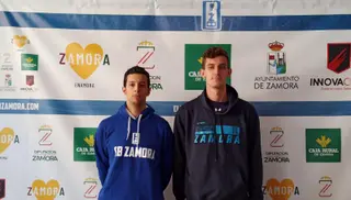 Saulo Hernández junto a Kalinicenko