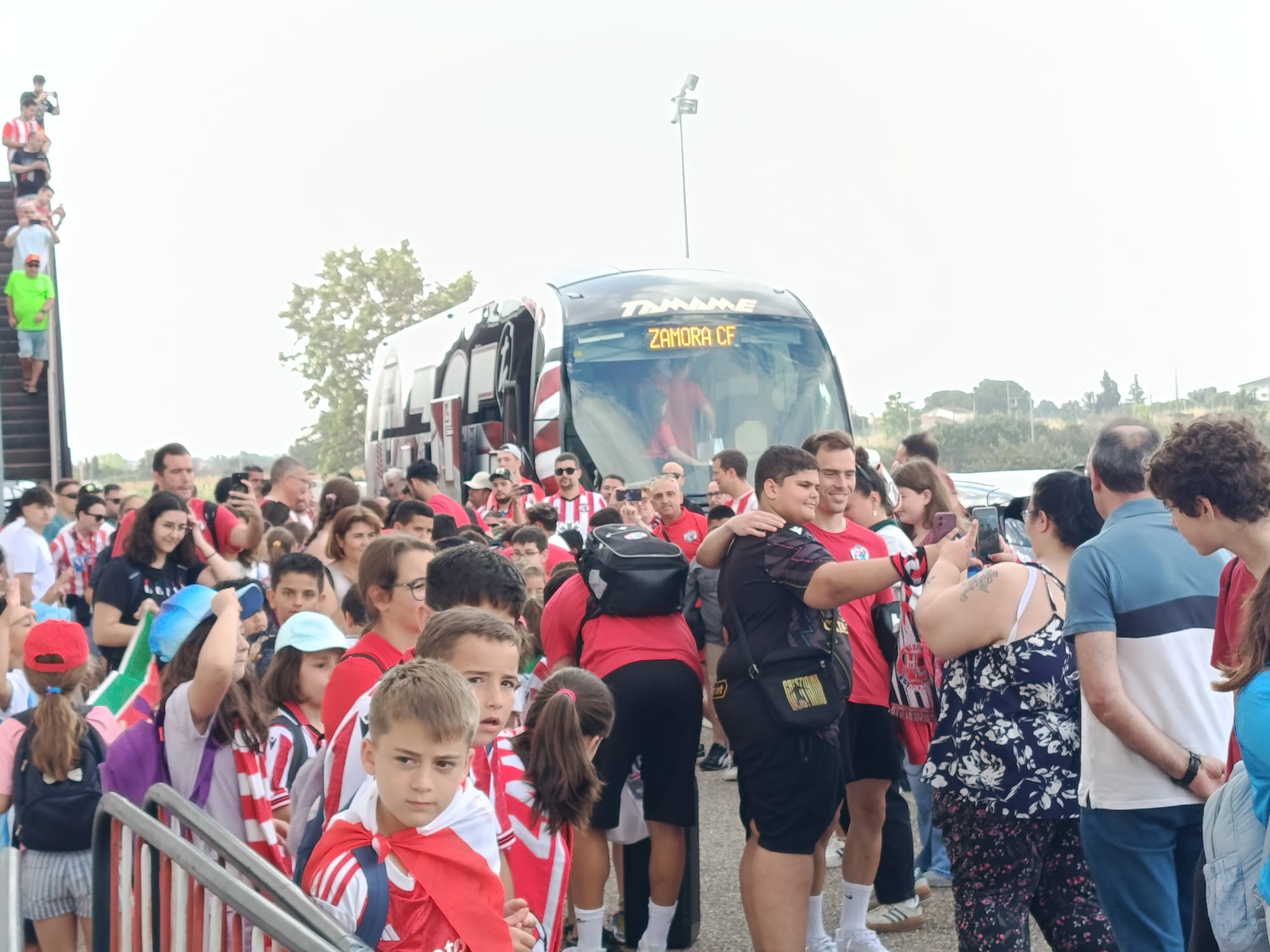 Salida de los jugadores