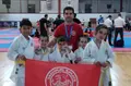 Integrantes del club Shotokan Karate Benavente tras la gran final autonómica