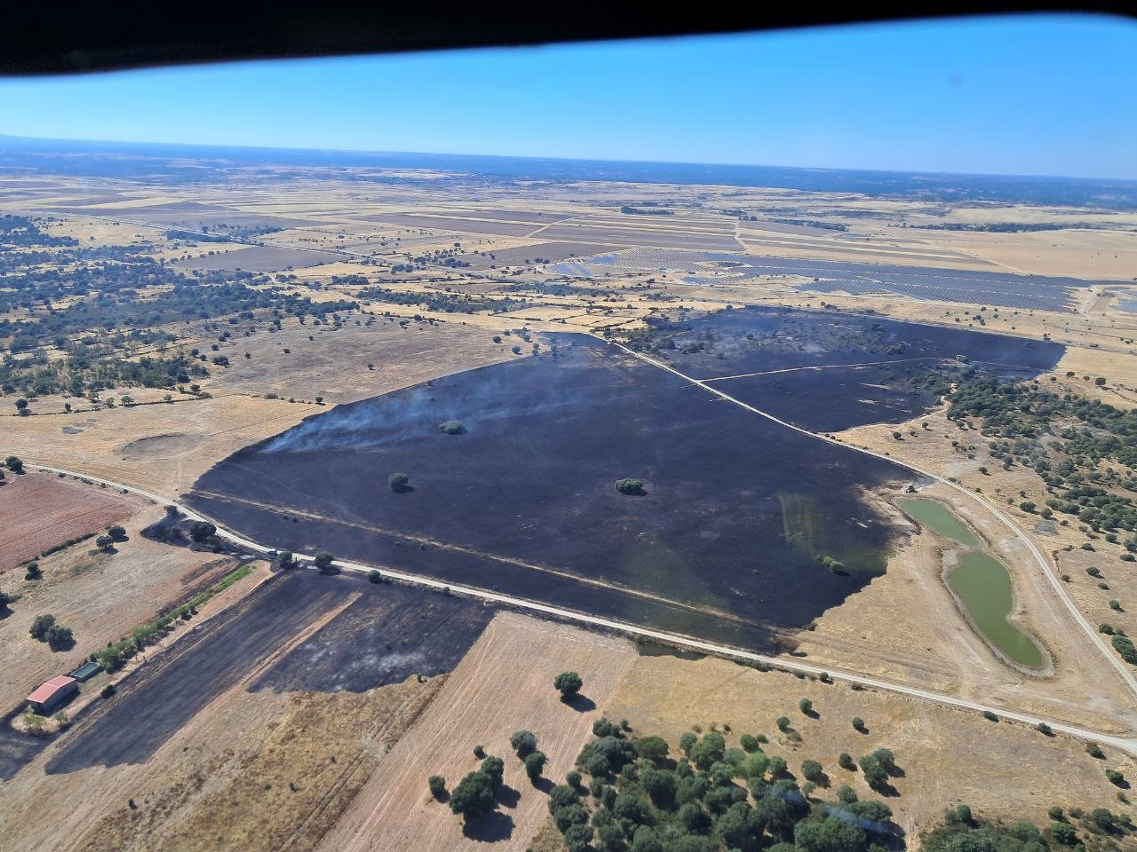 Imagen De La Zona Afectada Por El Incendio