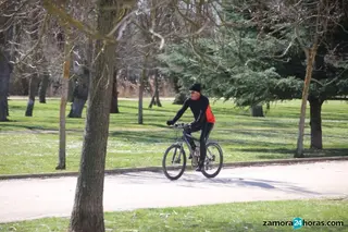 Un ciclista en Zamora
