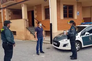 Guardia civil mascarillas