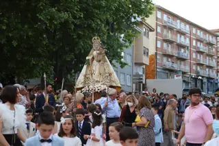 La Virgen del Yermo recorre de nuevo las calles de Zamora. Archivo