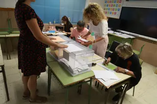 23 J | Así se desarrolla la jornada electoral este domingo en Zamora Foto: María Lorenzo