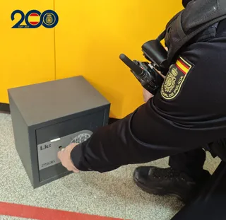 Imagen de la caja fuerte del domicilio