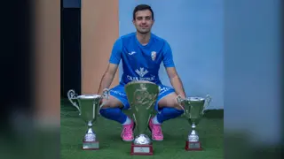 David Antón, jugador del CD Villaralbo B