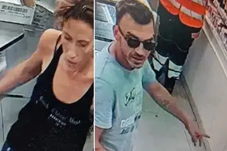 imagen de los dos sospechosos guardia civil