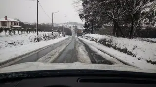 Nieve, nevadas, carreteras nevadas, temporal, frío. Archivo