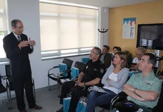 La subdelegada del Gobierno visita la subestación de Red Eléctrica en Zamora para colaborar en materia de seguridad