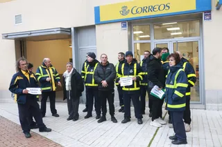 El Sindicato Libre, UGT y la CSIF presentan las concentraciones informativas programadas ante las unidades de reparto, las oficinas y CSR de Correos desde el 16 hasta el 31 de febrero. | JL Leal