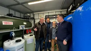 Visita a la ETAP de Sampil.
