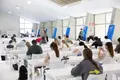 Estudiantes durante un examen. Archivo