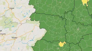 Mapa zonas basicas de salud