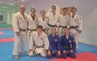 Miembros del club Judo Morales