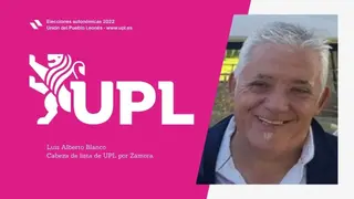 Luis Alberto Blanco, candidato de UPL por Zamora