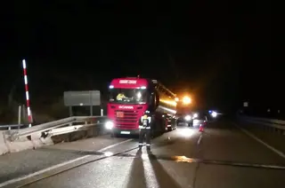Accidente camion a52