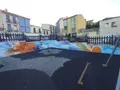 Nuevo mural artístico en la Plaza de San Sebastián