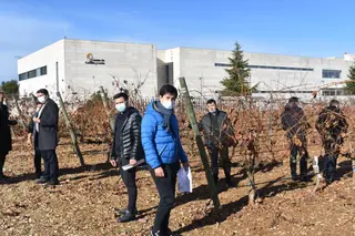 Productores y miembros del Ministeriod e Agricultura de Uzbekistán visitan Itacyl