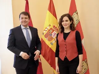 Alfonso Fernández Mañueco e Isabel Díaz Ayuso. Archivo. ICAL