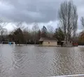 Río Órbigo a su paso por Manganeses de la Polvorosa