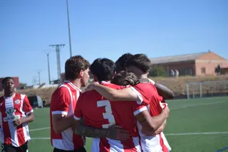 Zamora CF B celebra un gol. | Sofía Revenga