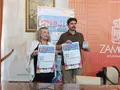 Auxi Fernández y Abel García presentan la campaña contra la ludopatía en Zamora