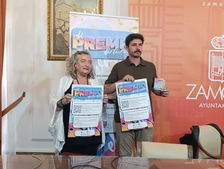 Auxi Fernández y Abel García presentan la campaña contra la ludopatía en Zamora