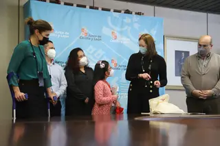 La ganadora del concurso 112 en Zamora en una edición pasada