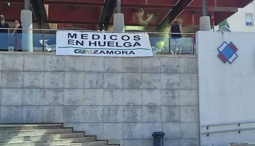 Huelga de médicos en Zamora.