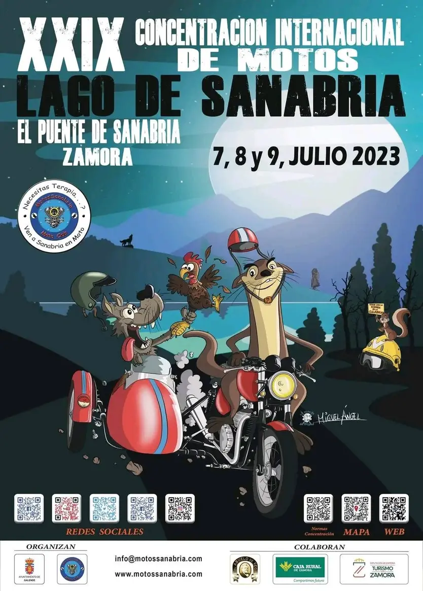 Cartel de la Concentración de Motos de Sanabria 2023