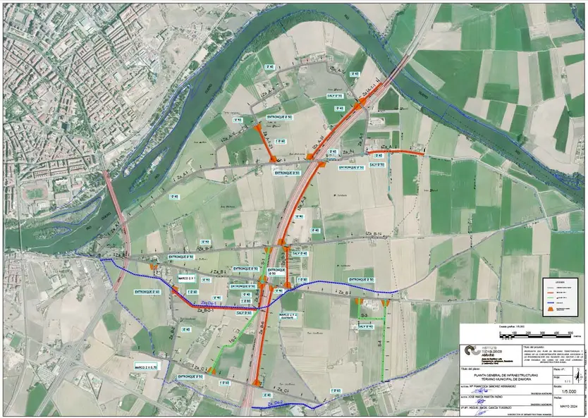 Plano de los caminos