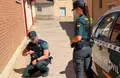 La Guardia Civil investigando los hechos