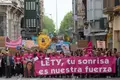 Manifestación en memoria de Leticia Rosino y para pedir un endurecimiento de la Ley del Menor el pasado 2018 en Zamora