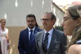 El consejero de Industria, Comercio y Empleo de la Junta de Castilla y León, Mariano Veganzones, que ha asistido en Zamora