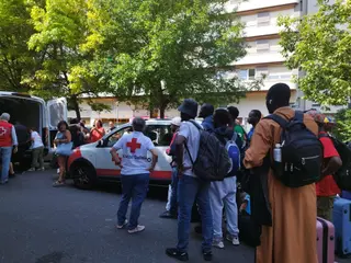Personas procedentes de Mali a la espera de asilo en España. Archivo | EP