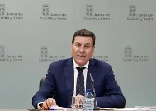 El consejero de Economía y Hacienda y portavoz de la Junta de Castilla y León, Carlos Fernández Carriedo.Archivo