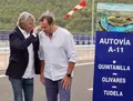Eduardo Margareto / ICAL . El ministro de Transportes y Movilidad Sostenible, Óscar Puente, preside la puesta en servicio de dos nuevos tramos de la Autovía del Duero, A-11, entre Tudela de Duero y Quintanilla de Arriba, en la provincia de Valladolid