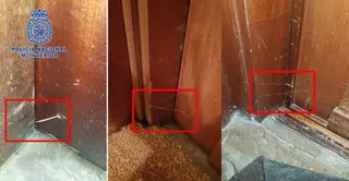 Si ves un hilo de pegamento entre el marco y la puerta de tu casa ¡llama a la Policía!