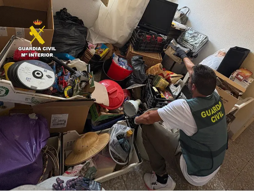 Material que había sustraído la detenida y que ha sido recuperado