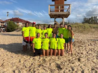 CD Salvamento Dragones Caja Rural en el Campeonato de España Estival de Playa Open